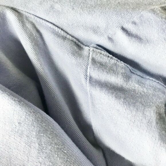 3/$20 NY&CO Women's 10 Chino Capri Pants Periwinkle Blue Career Business Casual - Picture 5 of 8